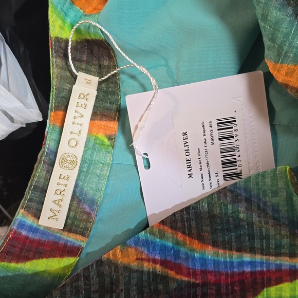 Marie Oliver Marlee Caftan Tropadelic NWT Size XL - Picture 8 of 10